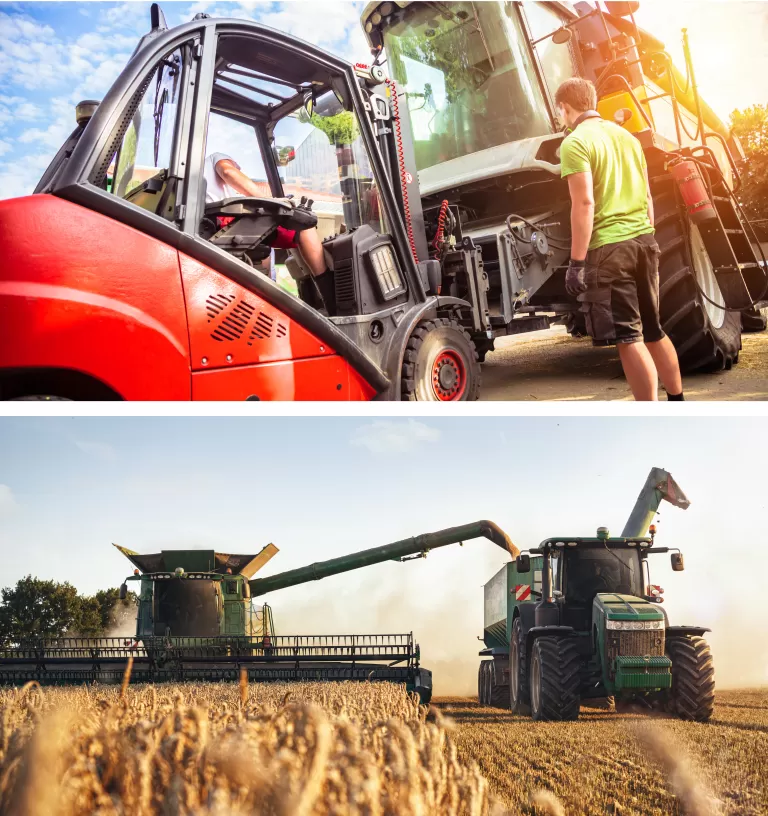 Loading Grain Truck