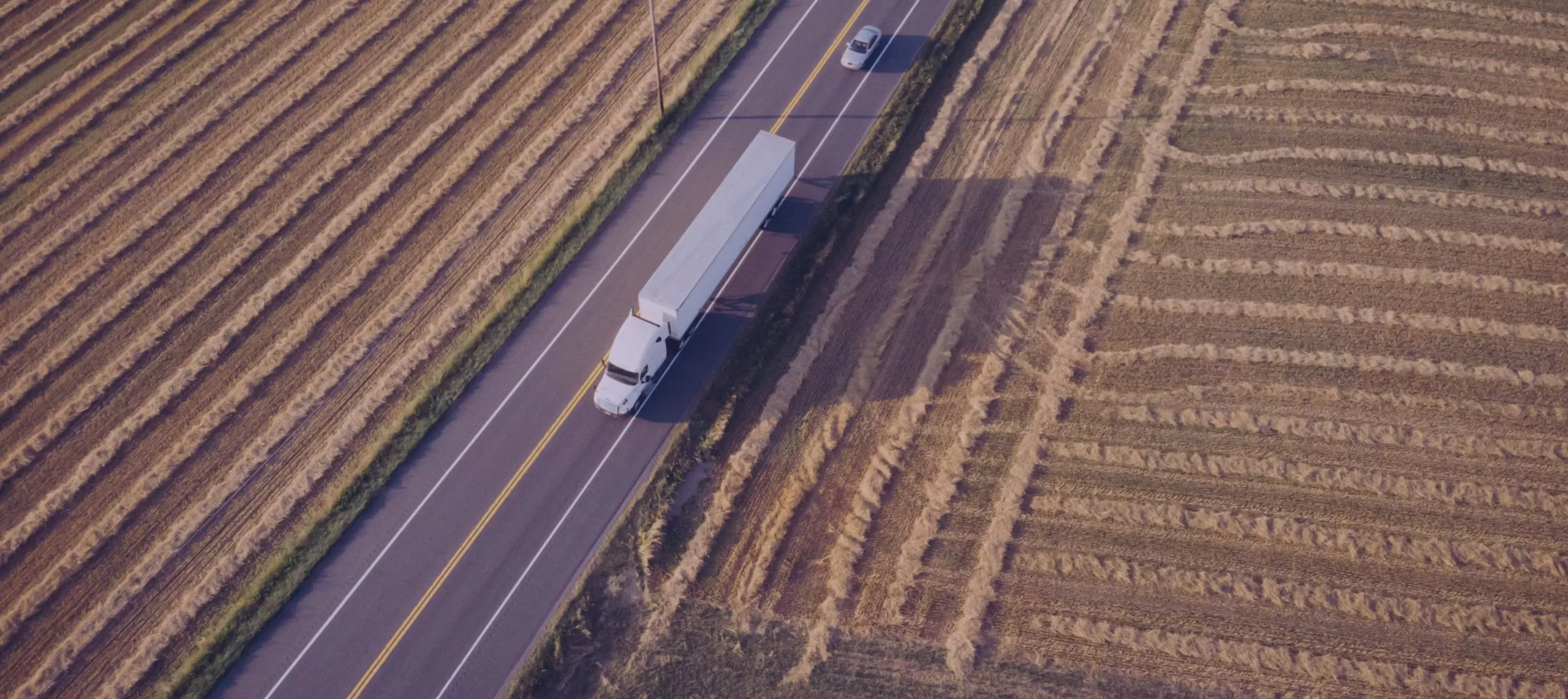 Truck in a road